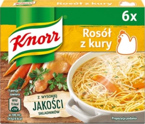 Knorr Rosół z kury 60 g (6 x 10 g)
