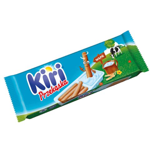 Kiri Przekąska Ser topiony z twarogu i śmietanki z paluszkami chlebowymi 35 g