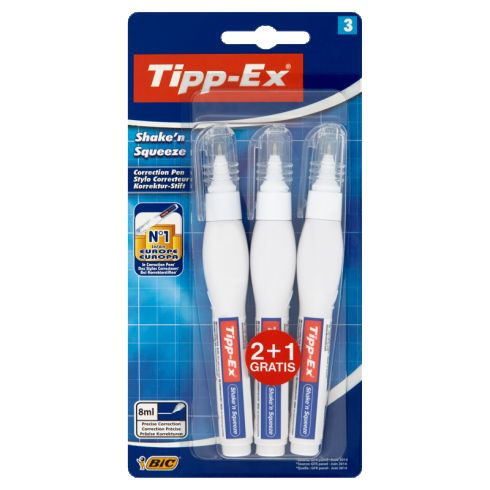Tipp-Ex Korektor 3 x 8 ml
