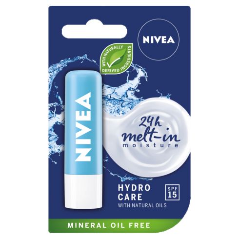 NIVEA Hydro Care Pielęgnująca pomadka do ust 4,8 g