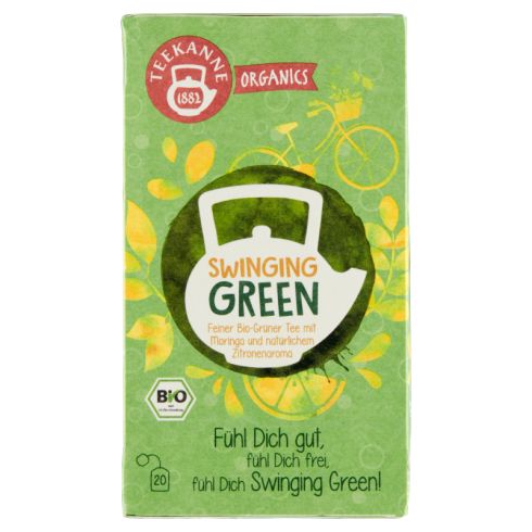 Teekanne Organics Swinging Green Herbata zielona 35 g (20 x 1,75 g)