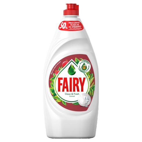 Fairy Clean & Fresh Granat Płyn do mycia naczyń 900 ml