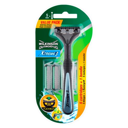 Wilkinson Sword Xtreme3 Wkłady do maszynki 5 sztuk + rączka