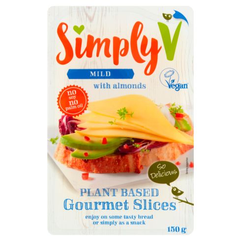 Simply V Plastry na bazie migdałów o łagodnym smaku 150 g
