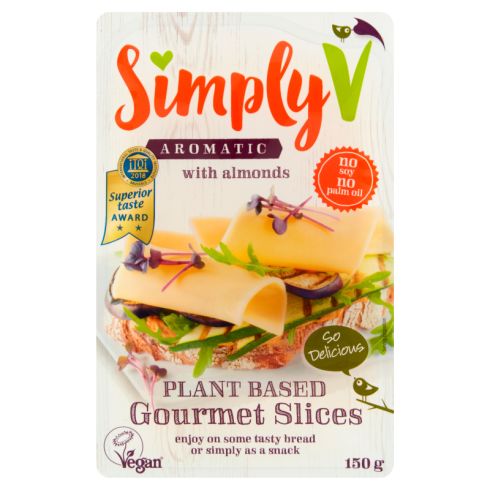 Simply V Plastry na bazie migdałów o wyrazistym smaku 150 g