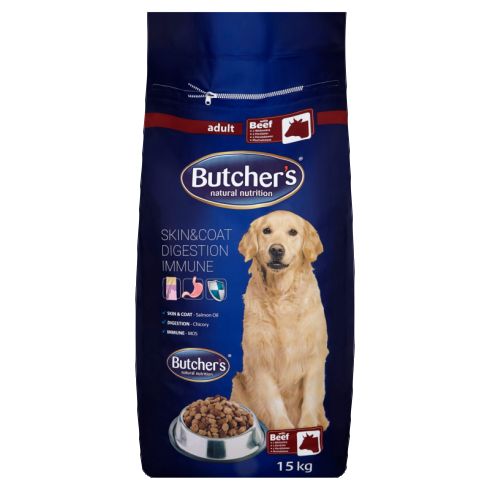 Butcher's Karma dla dorosłych psów z wołowiną 15 kg