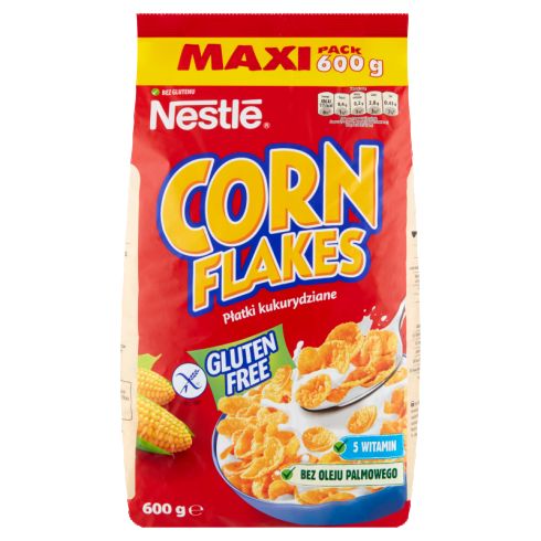 Nestlé Corn Flakes Płatki śniadaniowe 600 g