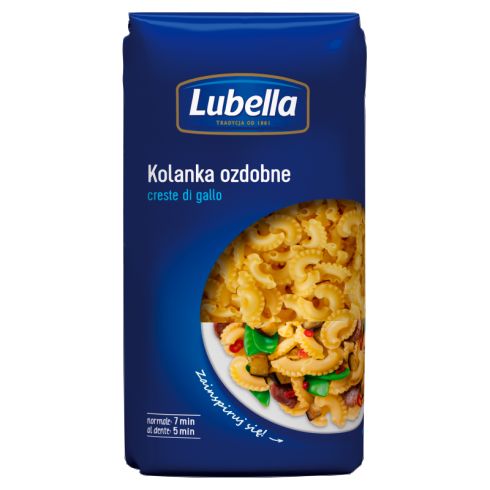 Lubella Creste di Gallo Makaron Kolanka ozdobne 400 g