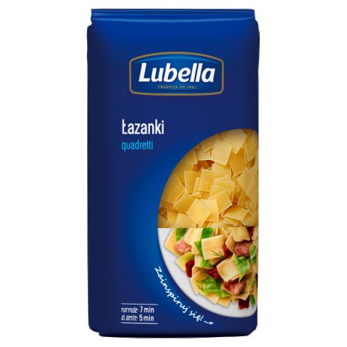 Lubella Makaron łazanki quadretti 400g