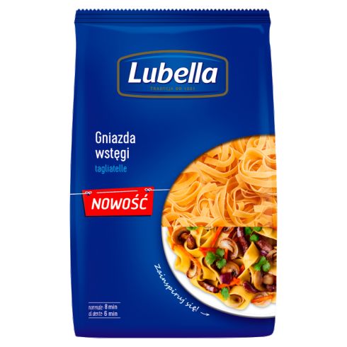 Lubella Makaron gniazda wstęgi tagliatelle 400 g