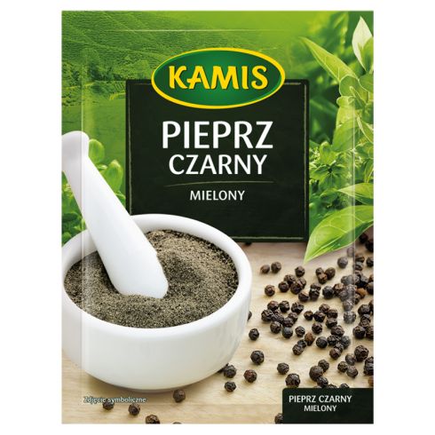 Kamis Pieprz czarny mielony 16g