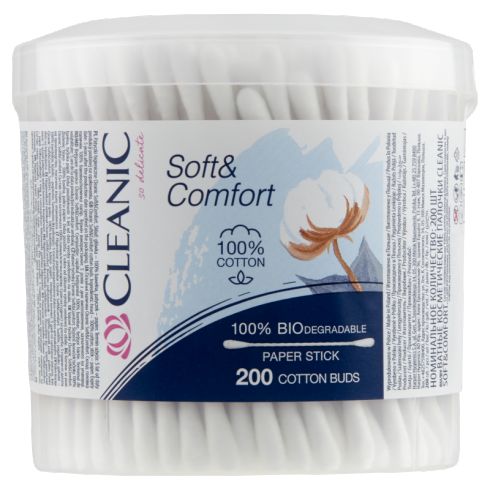 Cleanic Soft & Comfort Patyczki higieniczne 200 sztuk