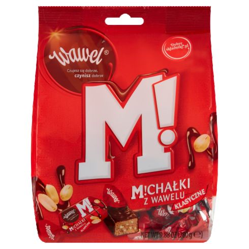 Wawel Michałki z Wawelu Klasyczne Cukierki w czekoladzie 245G