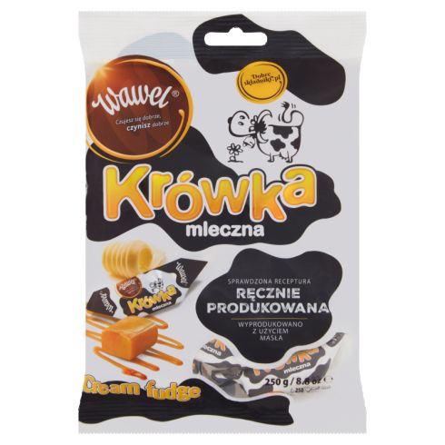 Wawel Krówka mleczna Pomadki mleczne 250 g