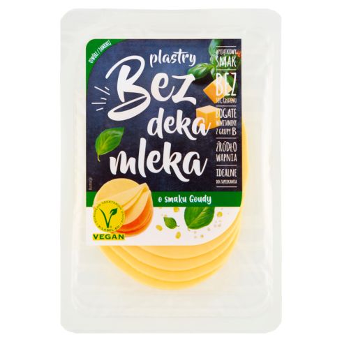 Bez deka mleka Plastry do kanapek o smaku Goudy 100 g