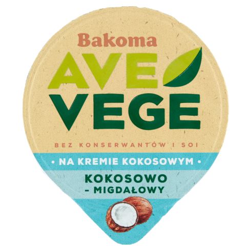 Bakoma Ave Vege Deser na kremie kokosowym kokosowo-migdałowy 150 g