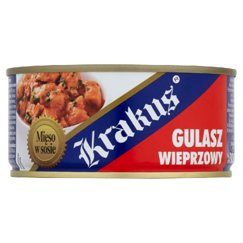 Krakus Gulasz wieprzowy Konserwa 300 g