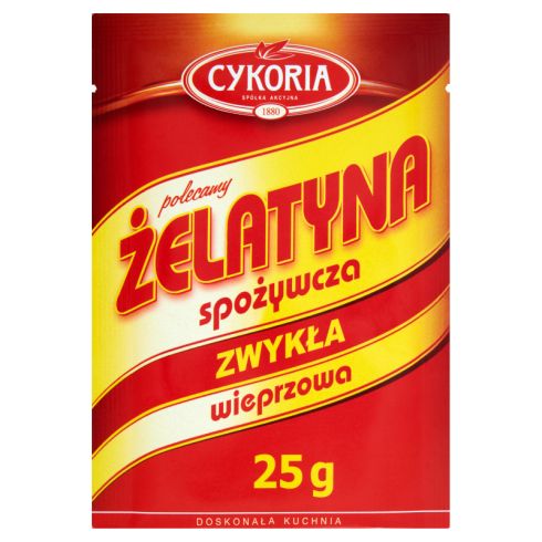 Cykoria Żelatyna spożywcza zwykła wieprzowa 25 g