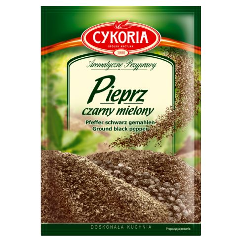 Cykoria Aromatyczne Przyprawy Pieprz czarny mielony 20 g