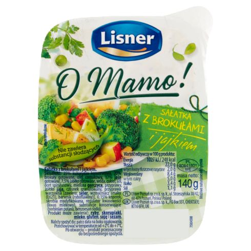 Lisner O Mamo! Sałatka z brokułami i jajkiem 140 g