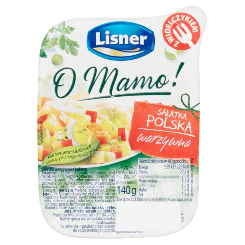 Lisner O Mamo! Sałatka polska warzywna 140 g