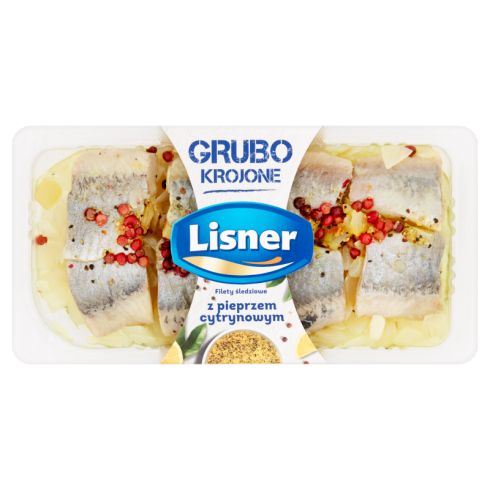 Lisner Filety śledziowe z pieprzem cytrynowym 200 g