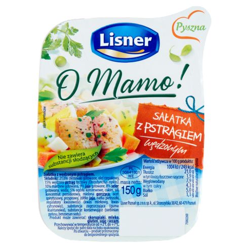 Lisner O Mamo! Sałatka z pstrągiem wędzonym 150 g