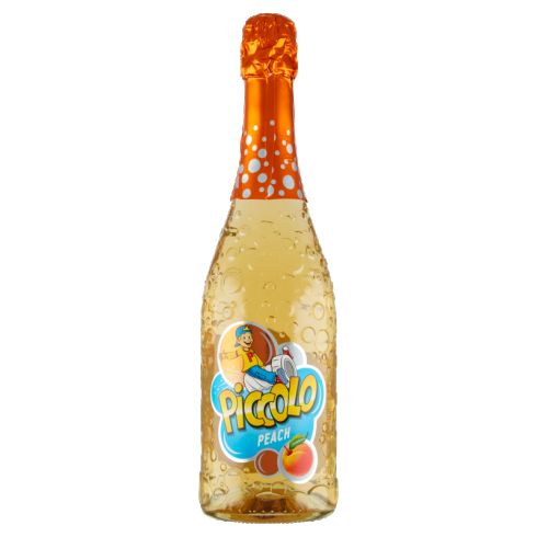 Piccolo Napój bezalkoholowy gazowany o smaku brzoskwiniowym 750 ml