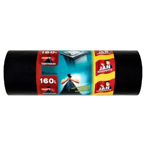 Jan Niezbędny Worki na śmieci 160 l 20 sztuk