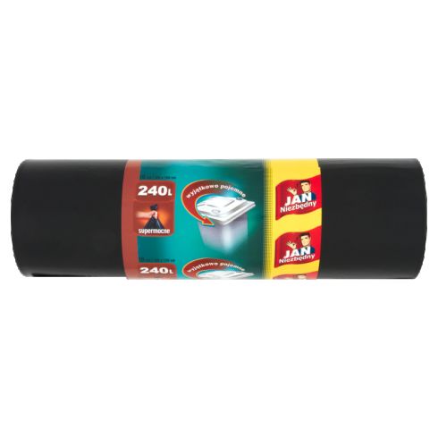 Jan Niezbędny Worki na śmieci 240 l 10 sztuk