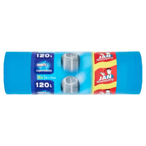 Jan Niezbędny Worki na śmieci 120 l 20 sztuk