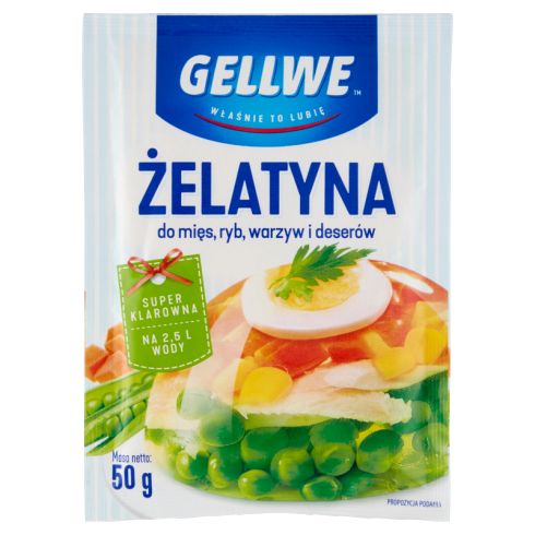 Gellwe Żelatyna 50 g