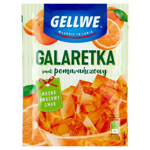 Gellwe Galaretka smak pomarańczowy 72 g