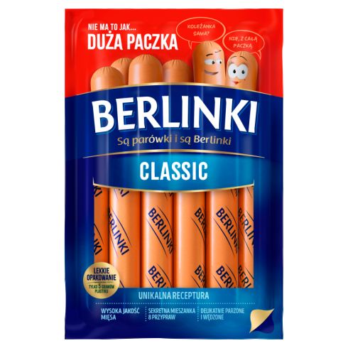 Berlinki Classic Parówki 450g