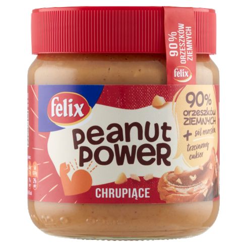 Felix Peanut Power Chrupiące Krem orzechowy 340g