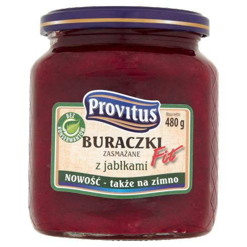 Provitus Fit Buraczki zasmażane z jabłkami 480 g
