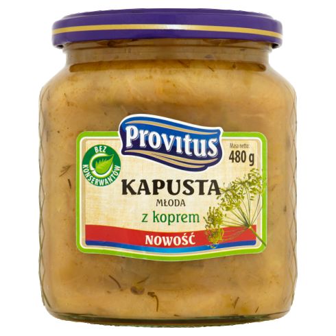 Provitus Kapusta młoda z koprem 480 g