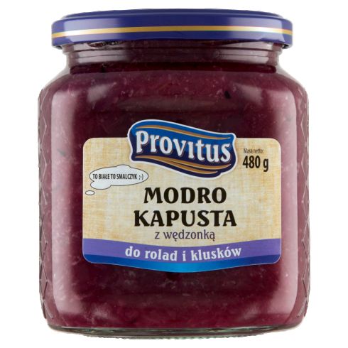 Provitus Modro kapusta z wędzonką 480 g