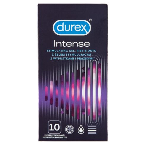 Durex Intense Prezerwatywy 10 sztuk