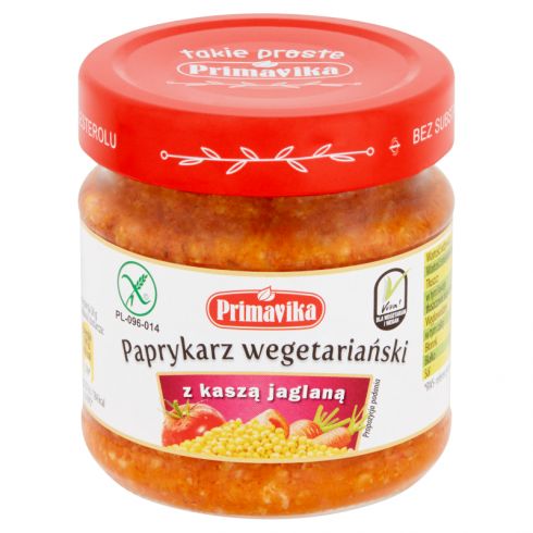 Primavika Paprykarz wegetariański z kaszą jaglaną 160 g