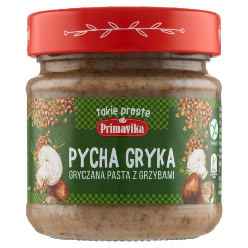 Primavika Pycha Gryka Gryczana pasta z grzybami 160 g