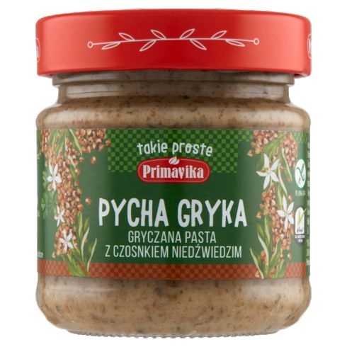 Primavika Pycha Gryka Gryczana pasta z czosnkiem niedźwiedzim 160 g