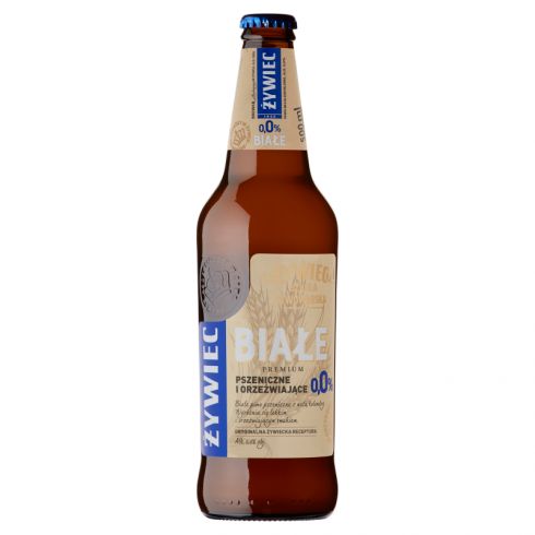 Żywiec Premium Białe Piwo pszeniczne bezalkoholowe 500 ml