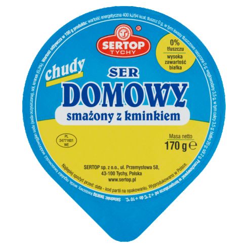 Sertop Tychy Ser domowy smażony z kminkiem 170 g