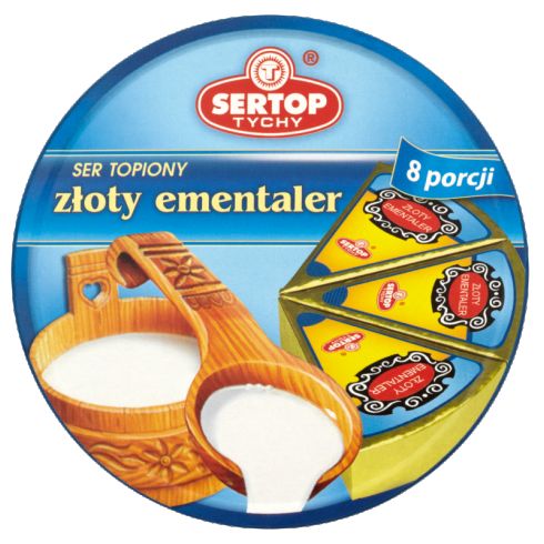 Sertop Tychy Ser topiony złoty ementaler 140 g (8 porcji)