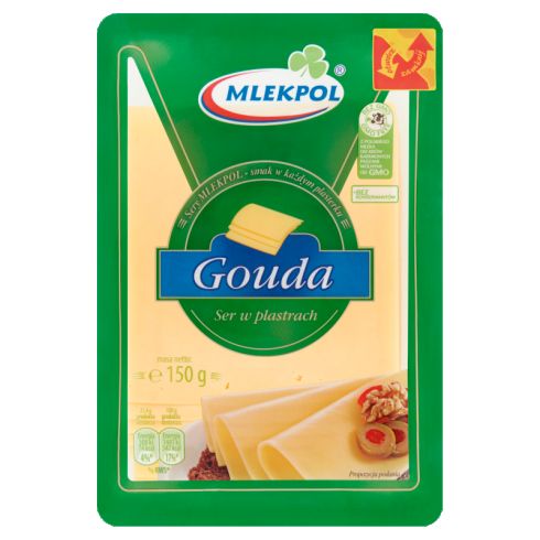 Gouda Mlekpol  150 g Ser w plastrach