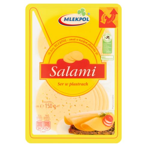 Mlekpol Ser Salami w plastrach 150 g