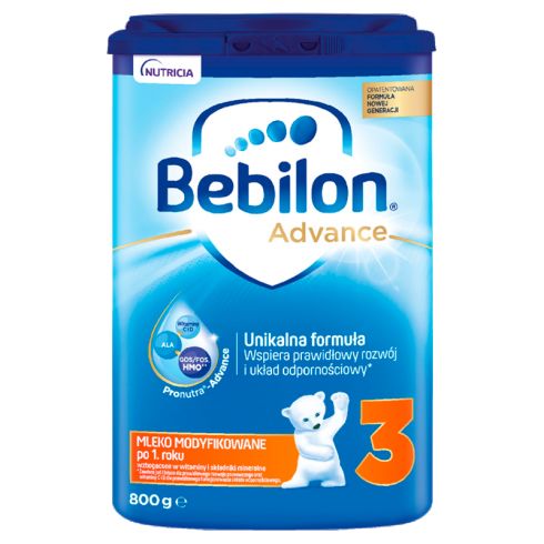 Bebilon 3 Pronutra-Advance Mleko modyfikowane po 1. roku życia 800 g