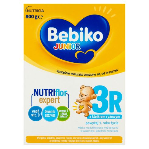 Bebiko Junior 3R Mleko modyfikowane dla dzieci powyżej 1. roku życia 800 g