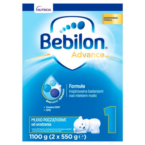 Bebilon 1 Pronutra-Advance Mleko początkowe od urodzenia 1100 g
